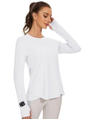 IECCP Women's Long Sleeve UPF 50+ Workout Shirt