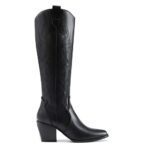 DREAM PAIRS Women's Knee-High Western Cowboy Boots