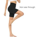 JOYSPELS Women's High Waisted Gym Shorts with Pockets