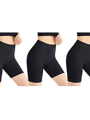 Amazingjoys Women's Seamless Slip Shorts (Metric)