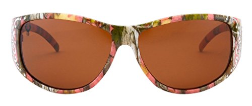 Hornz Pink & Purple Camo Polarised Sunglasses + Pouch
