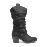 Rocket Dog Sidestep Women's Black Cowboy Boot