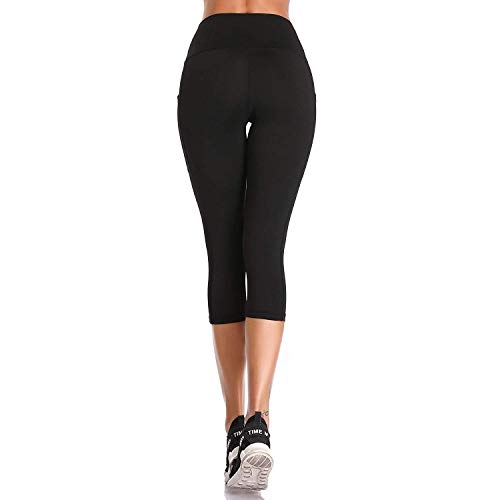 SIMIYA Women's High Waist 3/4 Length Yoga Leggings