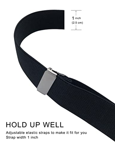 Ausukler 2.5 cm Elastic Braces with Carabiner Hook