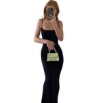 Geagodelia Women's Summer Maxi Dress - Spaghetti Strap
