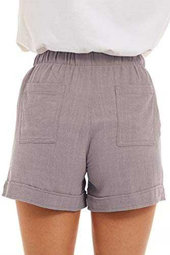 SMENG Women's Drawstring Shorts with Pockets