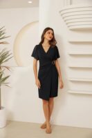 GRACE KARIN Women's Summer V-Neck Chiffon Bodycon Dress