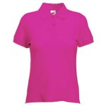 Fruit of the Loom Ladies Short Sleeve Polo Shirt