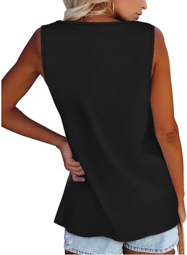 iChunhua Women's Sleeveless Button-Up Tank Top