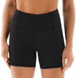 JOYSPELS Women's High Waist Gym Shorts with Pockets
