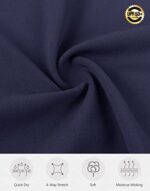 SANTINY 48cm Golf Skorts with Zipper Pockets for Women