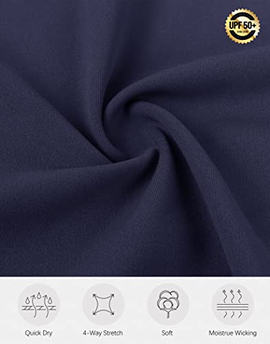 SANTINY 48cm Golf Skorts with Zipper Pockets for Women