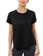 Women's Quick Dry Gym Top - Short Sleeve Crew Neck