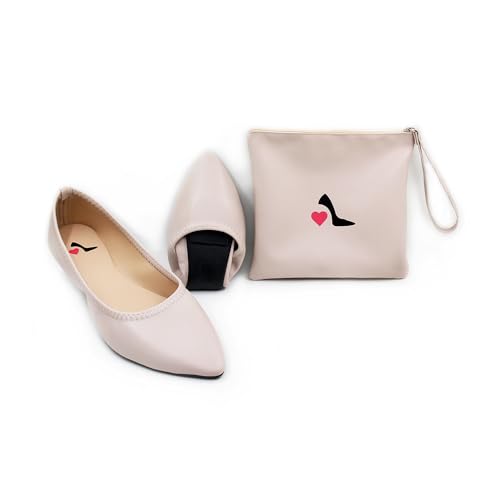 Ladies Roll Up Shoes for Events, 2 Colours