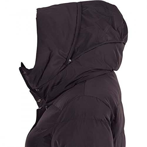 Spindle Women's Quilted Winter Parka with Fur Hood
