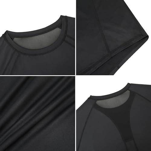 Women's Quick Dry Gym Top - Short Sleeve Crew Neck