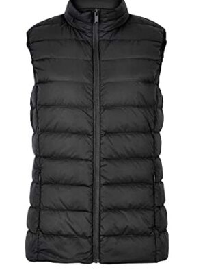 Soft Lightweight Quilted Gilet with Zipped Pockets (S-3XL)