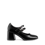 DREAM PAIRS Women's Square Toe Mid-Heel Dress Pumps