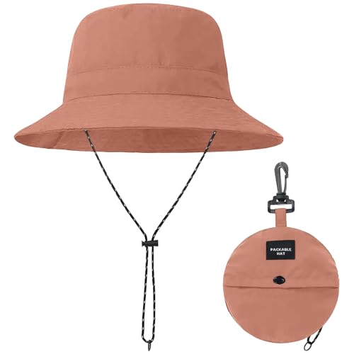 BBXWANG Packable Bucket Hat Women Adjustable Summer