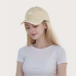 Vintage Washed Cotton Love Heart Adjustable Cap