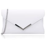 Milisente Suede Evening Clutch Bag for Women