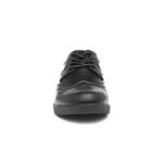 Lilley Agnes Women's Black Brogue Lace-Up Shoe
