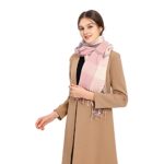 Oak & Tea Ladies Winter Tartan Shawls, Cashmere Feel