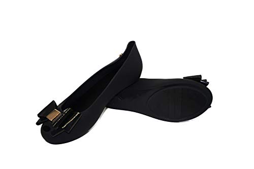 IVACHY Womens Jelly Ballet Shoes, Bow Slip-On Flats