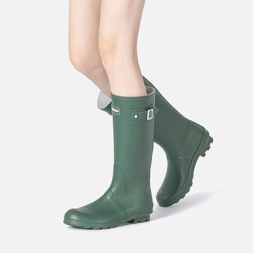 EVERAU Women's Tall Gumboots