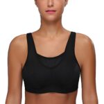WingsLove Women's High Impact Wirefree Sports Bra