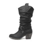 Rocket Dog Sidestep Women's Black Cowboy Boot