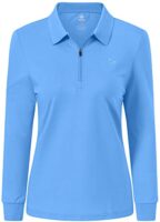 MoFiz Women's Long Sleeve Polo Shirt with 1/4 Zipper
