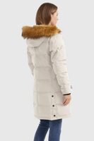 Orolay Women's Insulated Down Coat with Faux Fur Hood