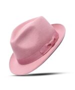 Vintage Woolen Trilby Fedora Jazz Hat with Band