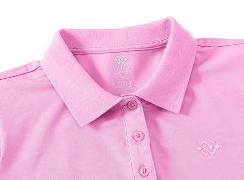 MoFiz Women's Short Sleeve Polo Shirt - Cotton Sports Top