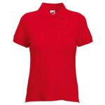 Fruit of the Loom Ladies Short Sleeve Polo Shirt