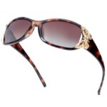 LVIOE Polarized Women's Butterfly Sunglasses UV Protection