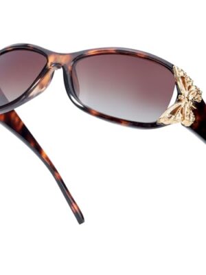 LVIOE Polarized Women's Butterfly Sunglasses UV Protection