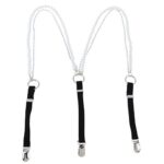 Tubayia Women's Y-Shape Elastic Braces with Beads, Black