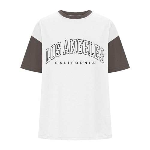 Ladies Oversized Round Neck T-Shirts, S-5XL, Clearance