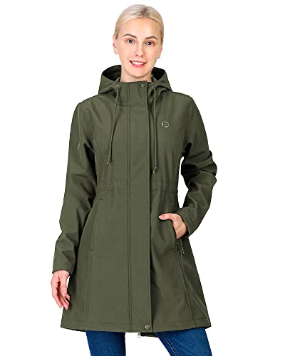 Outdoor Ventures Women's Waterproof Softshell Jacket with Hood