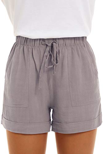 SMENG Women's Drawstring Shorts with Pockets