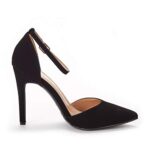 DREAM PAIRS Women's Pointed Toe Ankle Strap Heels