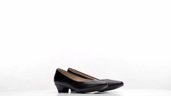 DREAM PAIRS Womens Mid Block Heels Round Toe Pumps