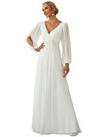 Ever-Pretty Elegant A-Line V-Neck Bridesmaid Dress 00461
