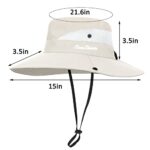 ECOMBOS Womens UV Protection Wide Brim Sun Hat