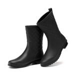 DREAM PAIRS Women's Mid Calf Waterproof Rain Boots