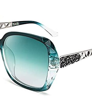 FEISEDY Oversized Polarised UV400 Sunglasses for Women