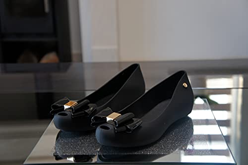 IVACHY Womens Jelly Ballet Shoes, Bow Slip-On Flats