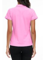 MoFiz Women's Short Sleeve Polo Shirt - Cotton Sports Top